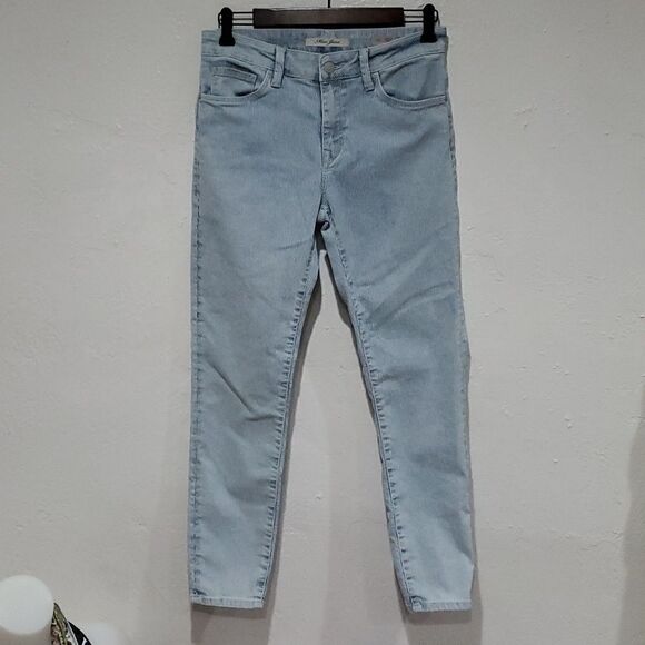Mavi Tess High Rise Pin Striped Jeans - Picture 1 of 12